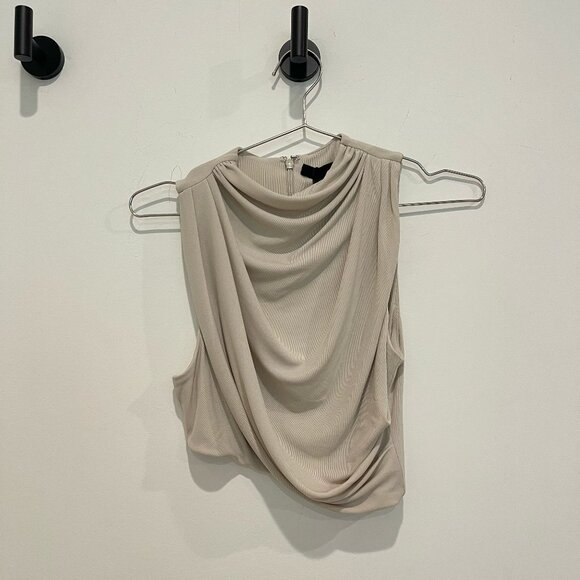 Inez Crop Top in Bone - Picture 1 of 4
